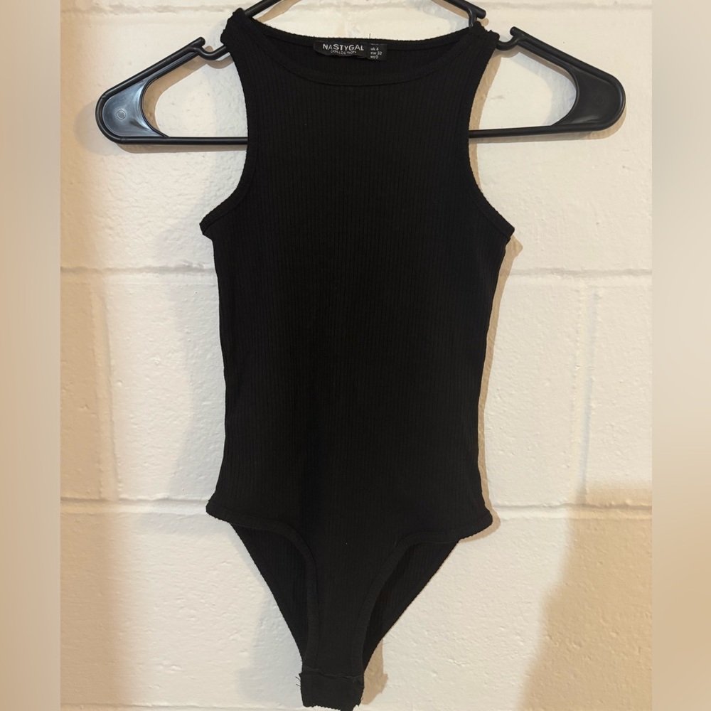 Nasty Gal Black Bodysuit One Piece